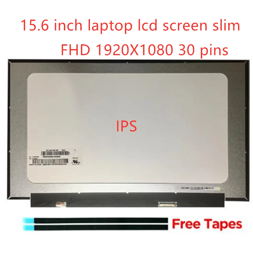 Ʈ IPS LCD LED ÷ Ʈ, Ʈ 350mm, NV156FHM-N3D N48 B156HAN02.3 LP156WFC N156HCA-EAB EAA EBB EA1 N156HGA EA3, 15.